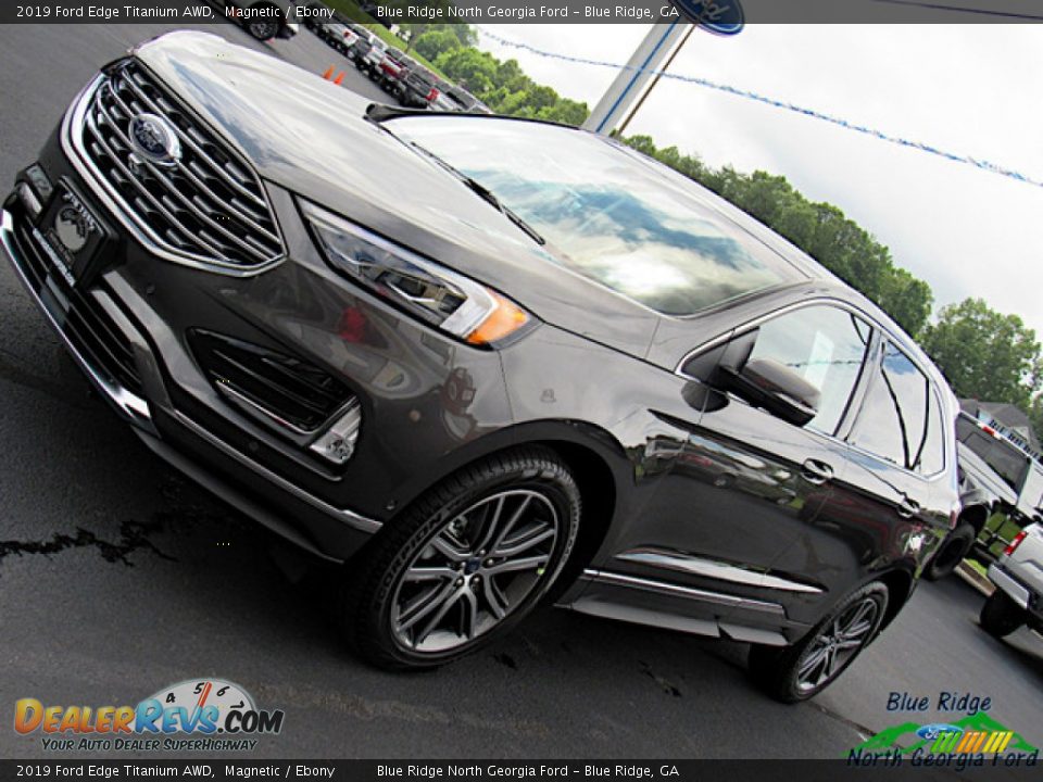 2019 Ford Edge Titanium AWD Magnetic / Ebony Photo #30