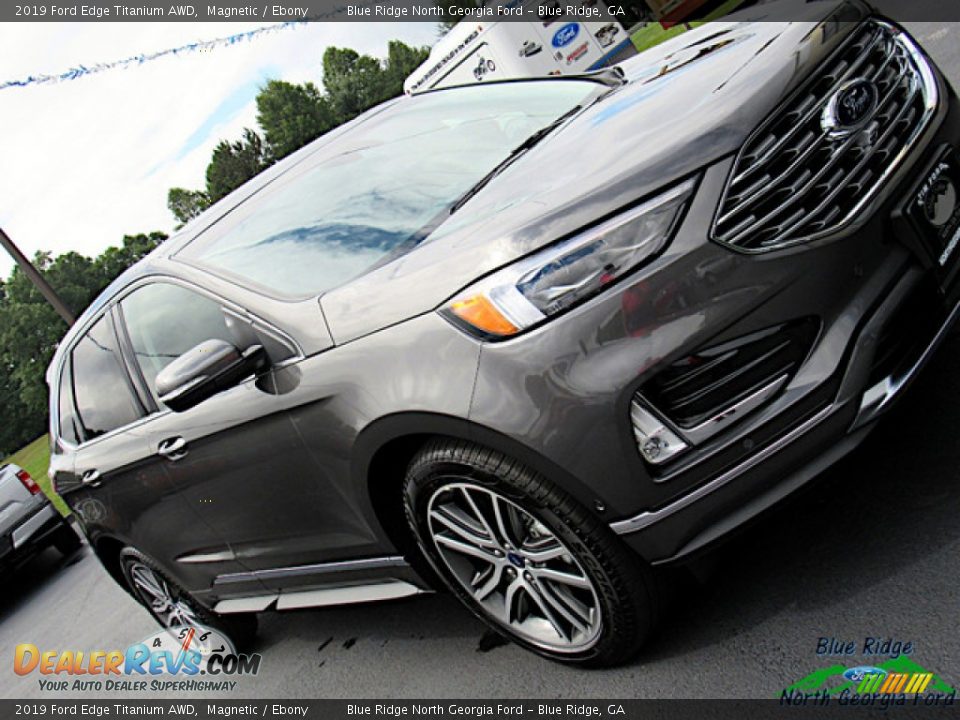 2019 Ford Edge Titanium AWD Magnetic / Ebony Photo #31