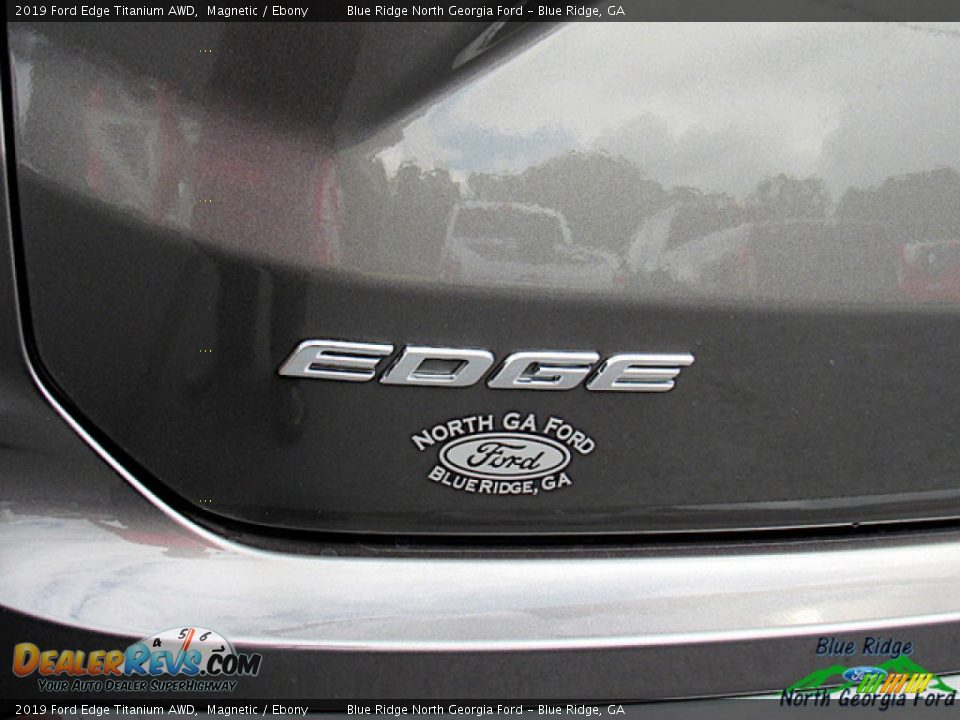 2019 Ford Edge Titanium AWD Magnetic / Ebony Photo #34