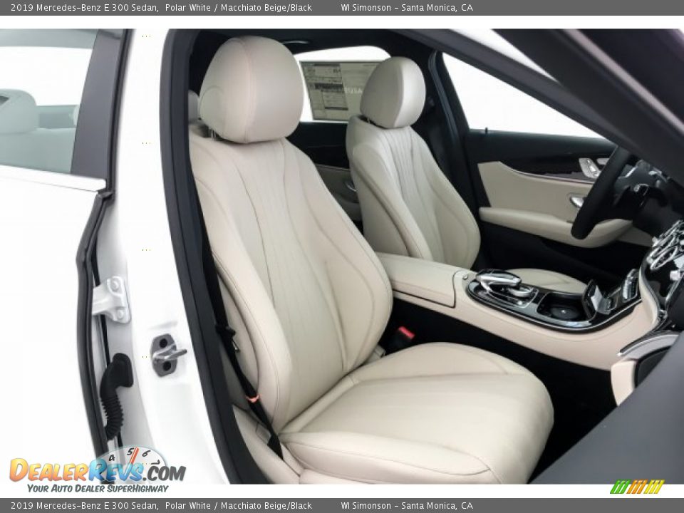 2019 Mercedes-Benz E 300 Sedan Polar White / Macchiato Beige/Black Photo #5