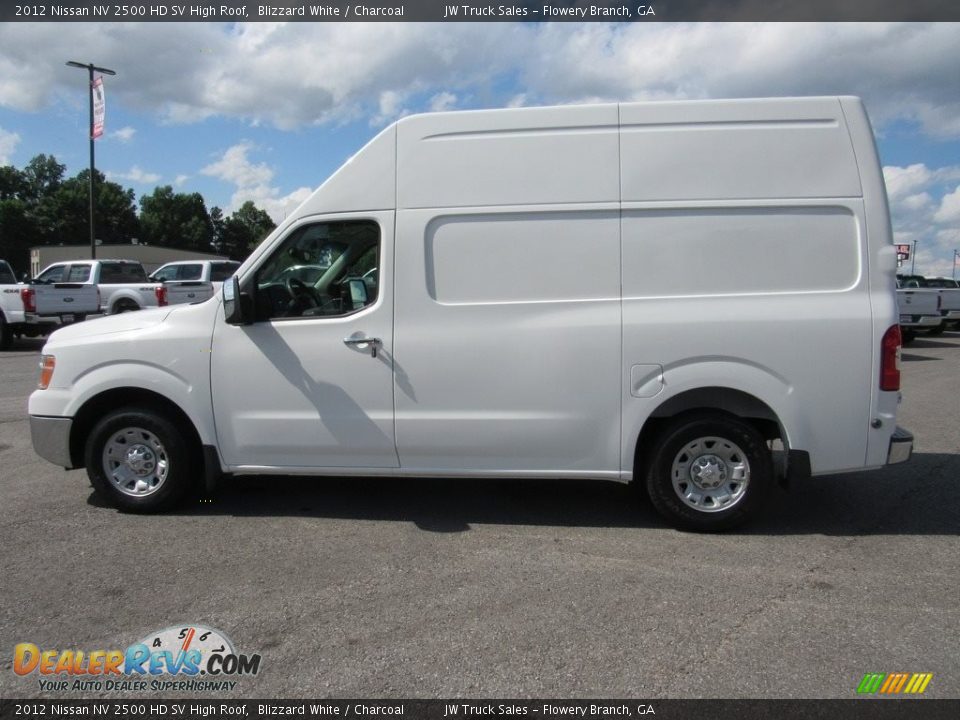 2012 Nissan NV 2500 HD SV High Roof Blizzard White / Charcoal Photo #2