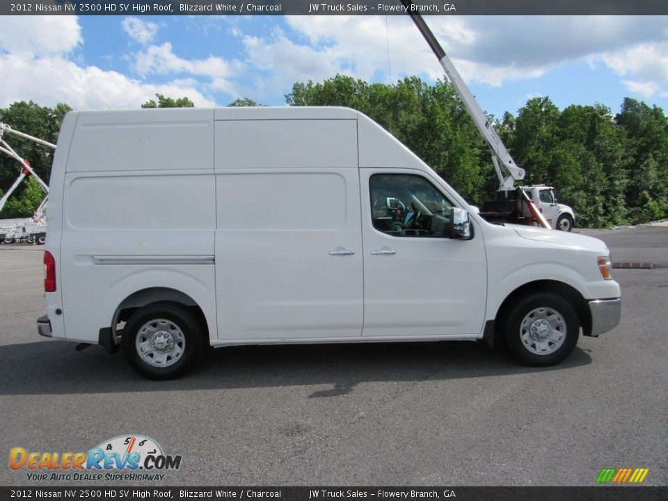 2012 Nissan NV 2500 HD SV High Roof Blizzard White / Charcoal Photo #6