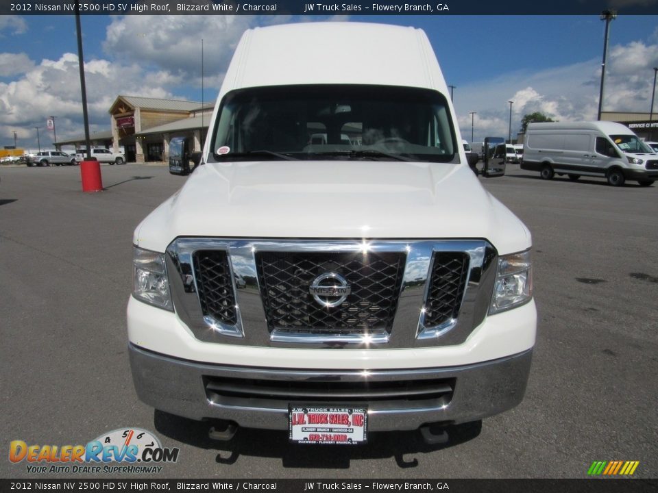 2012 Nissan NV 2500 HD SV High Roof Blizzard White / Charcoal Photo #8