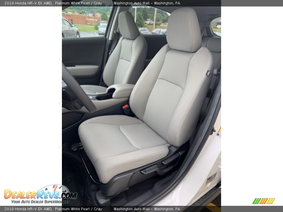 2019 Honda HR-V EX AWD Platinum White Pearl / Gray Photo #14