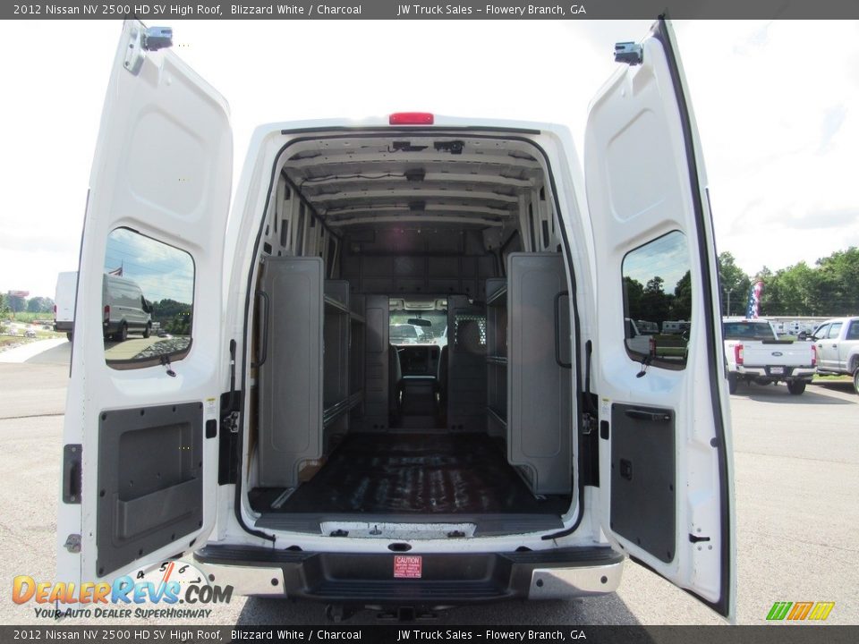 2012 Nissan NV 2500 HD SV High Roof Blizzard White / Charcoal Photo #10