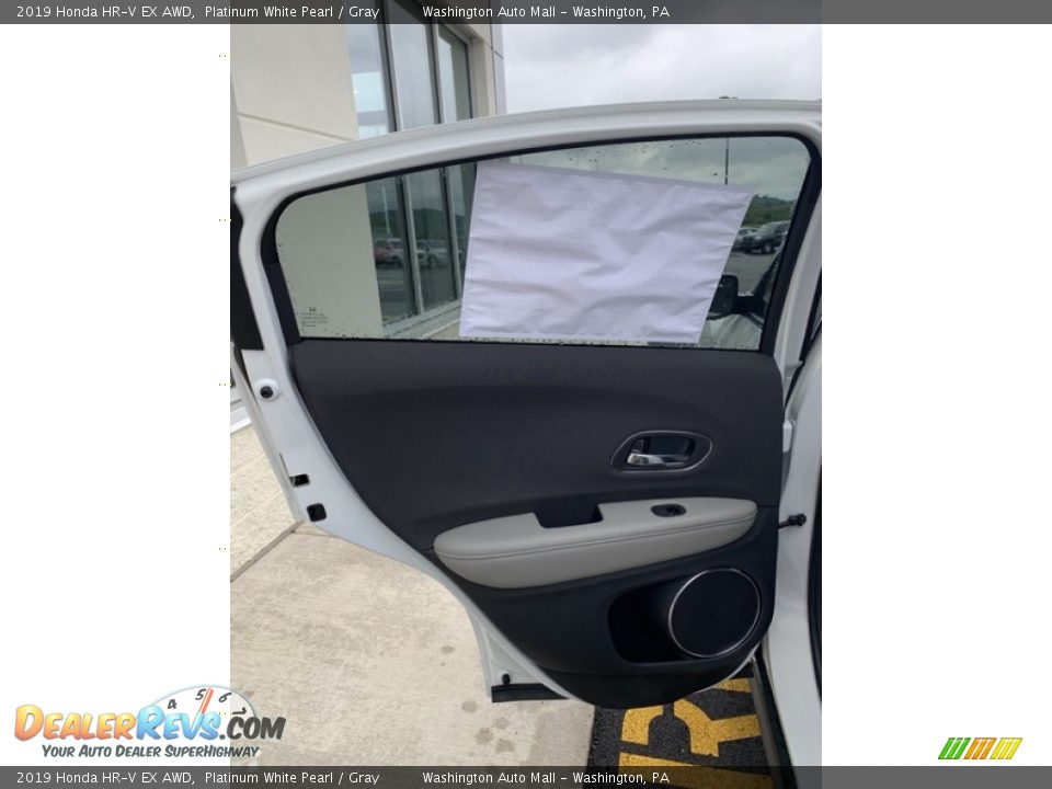 2019 Honda HR-V EX AWD Platinum White Pearl / Gray Photo #16