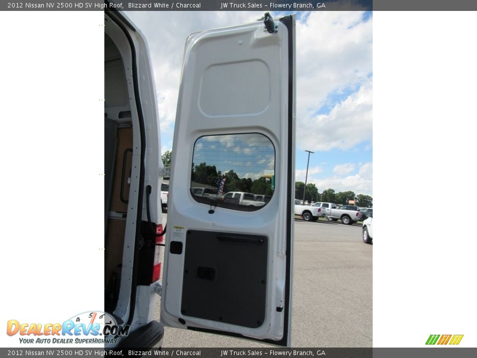 2012 Nissan NV 2500 HD SV High Roof Blizzard White / Charcoal Photo #12
