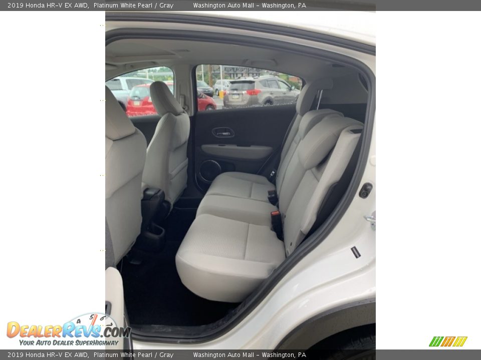 2019 Honda HR-V EX AWD Platinum White Pearl / Gray Photo #19