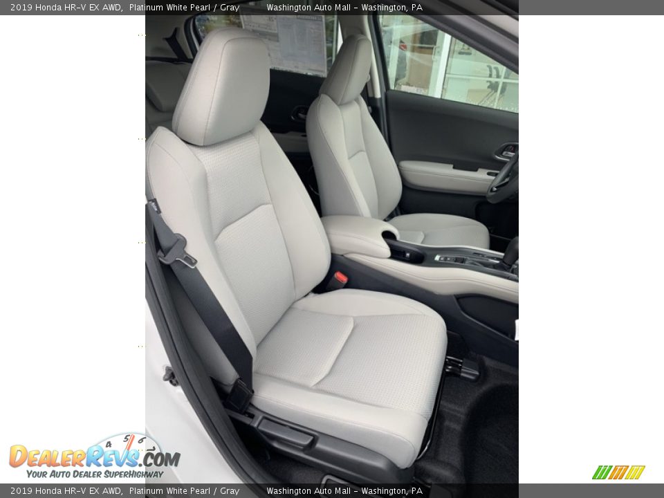 2019 Honda HR-V EX AWD Platinum White Pearl / Gray Photo #27