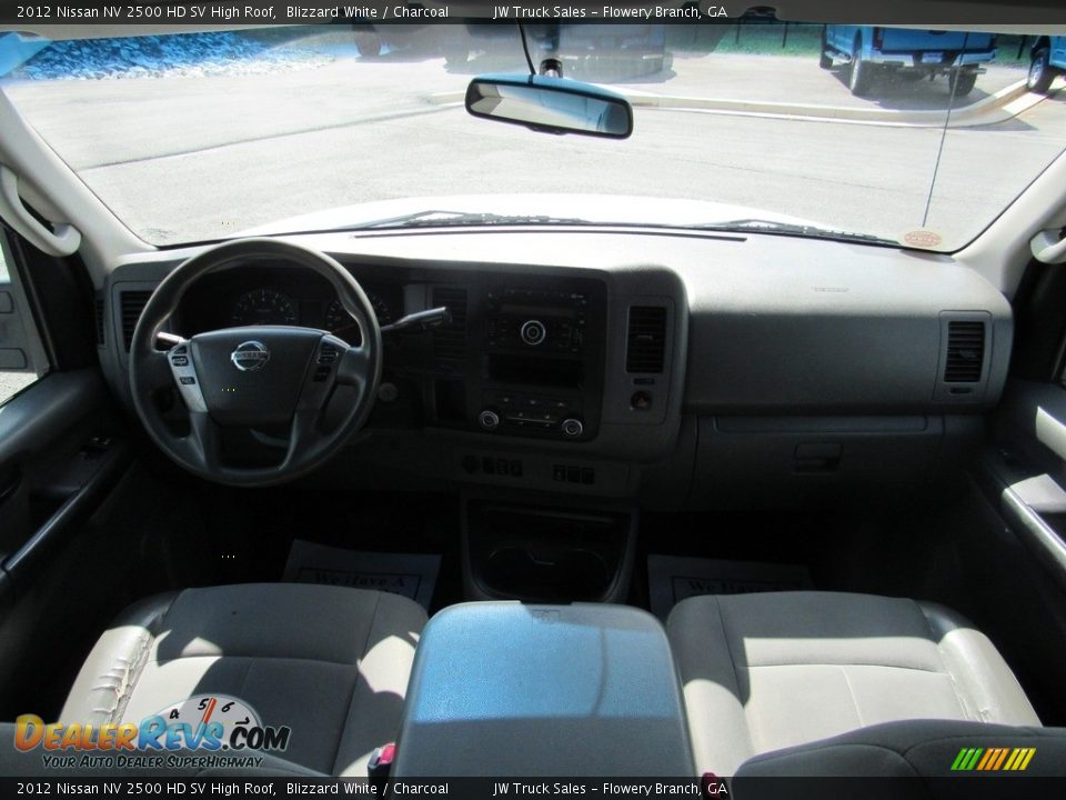 2012 Nissan NV 2500 HD SV High Roof Blizzard White / Charcoal Photo #20