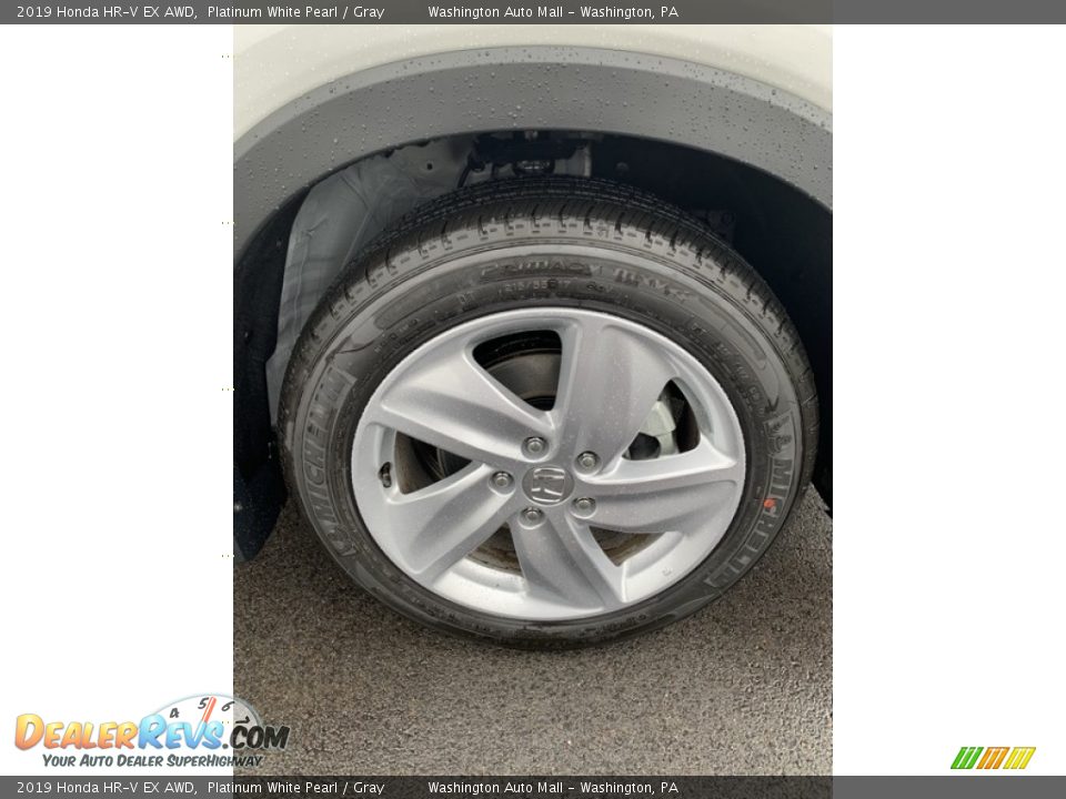 2019 Honda HR-V EX AWD Platinum White Pearl / Gray Photo #30