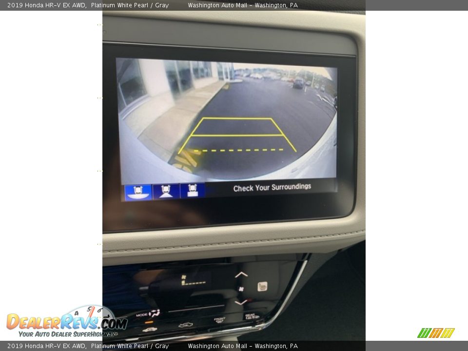 2019 Honda HR-V EX AWD Platinum White Pearl / Gray Photo #33