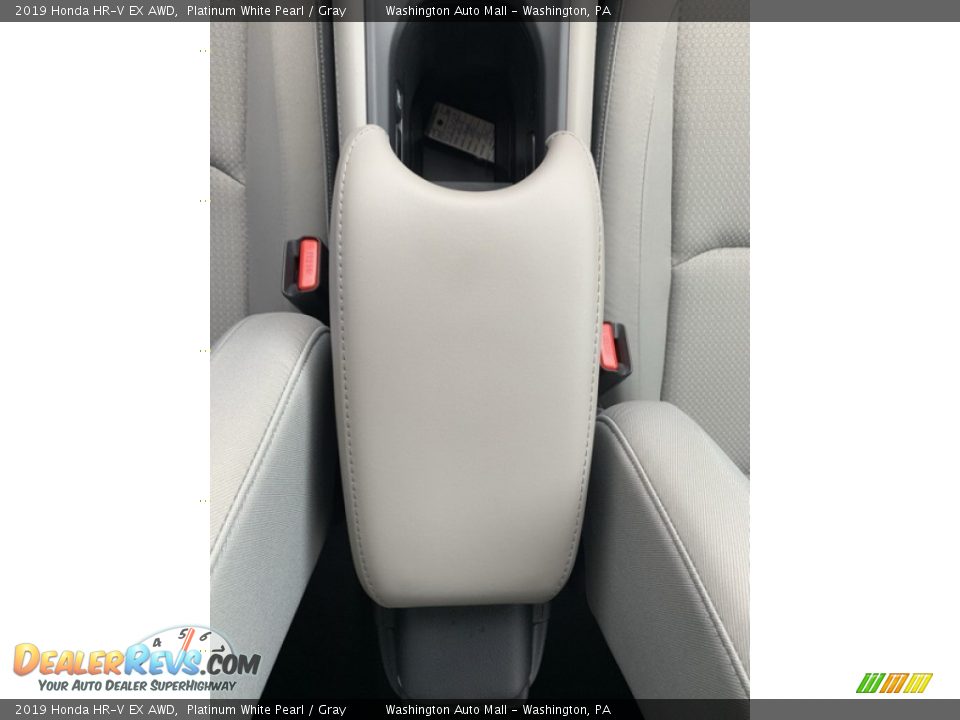 2019 Honda HR-V EX AWD Platinum White Pearl / Gray Photo #35