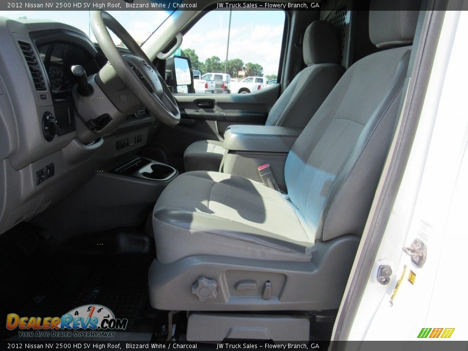 2012 Nissan NV 2500 HD SV High Roof Blizzard White / Charcoal Photo #25