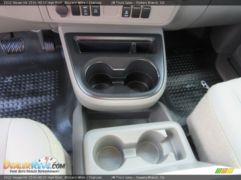 2012 Nissan NV 2500 HD SV High Roof Blizzard White / Charcoal Photo #33