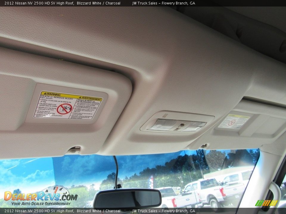 2012 Nissan NV 2500 HD SV High Roof Blizzard White / Charcoal Photo #34