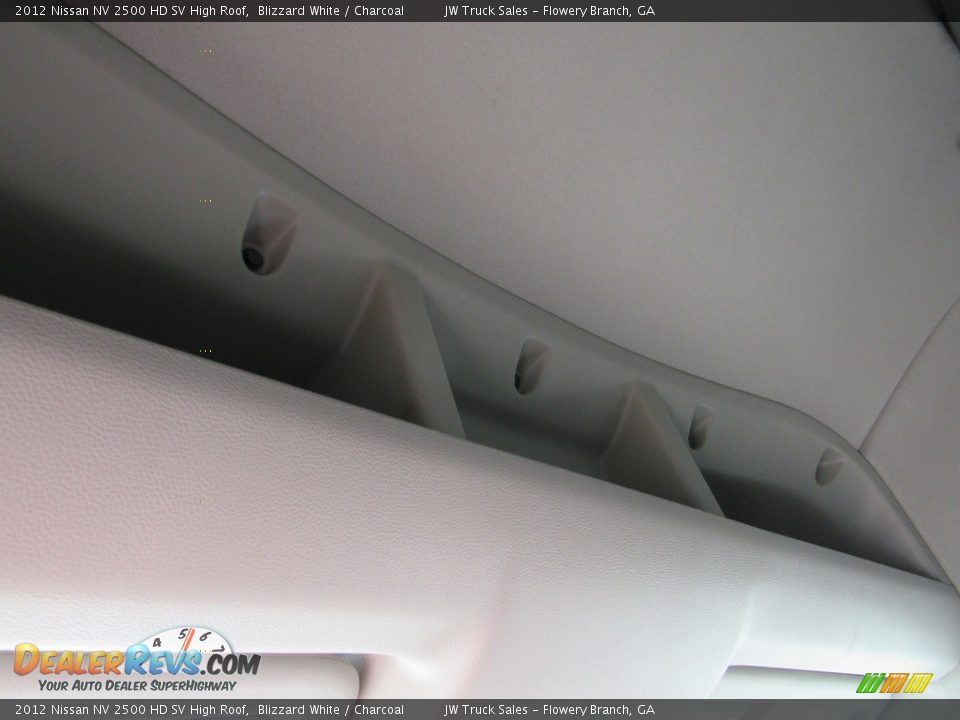 2012 Nissan NV 2500 HD SV High Roof Blizzard White / Charcoal Photo #35