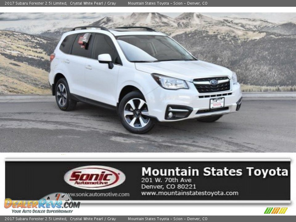 2017 Subaru Forester 2.5i Limited Crystal White Pearl / Gray Photo #1