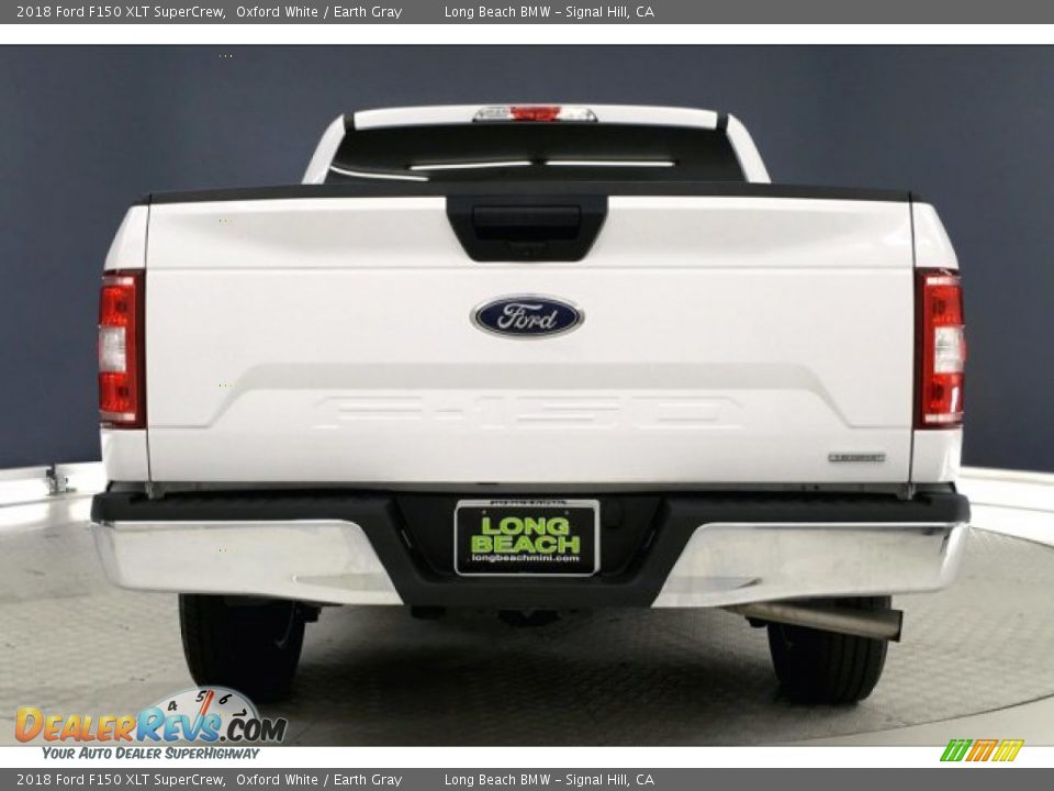 2018 Ford F150 XLT SuperCrew Oxford White / Earth Gray Photo #3
