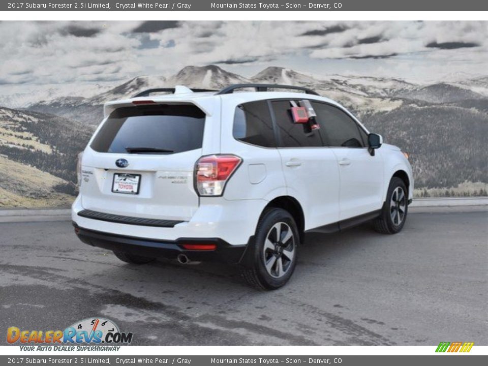 2017 Subaru Forester 2.5i Limited Crystal White Pearl / Gray Photo #3