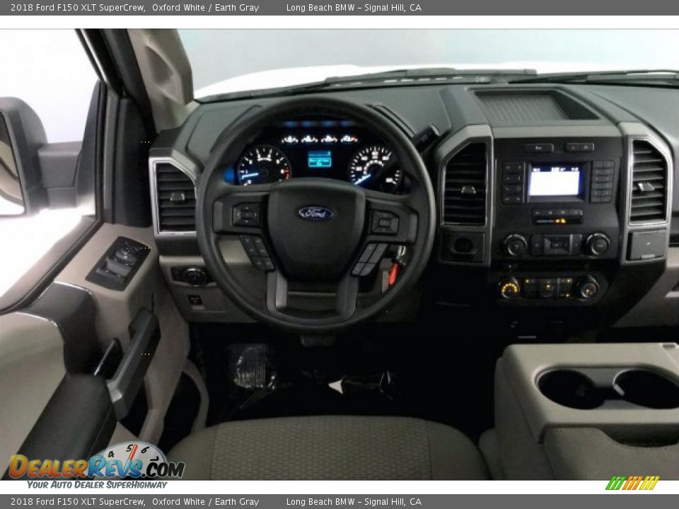 2018 Ford F150 XLT SuperCrew Oxford White / Earth Gray Photo #4