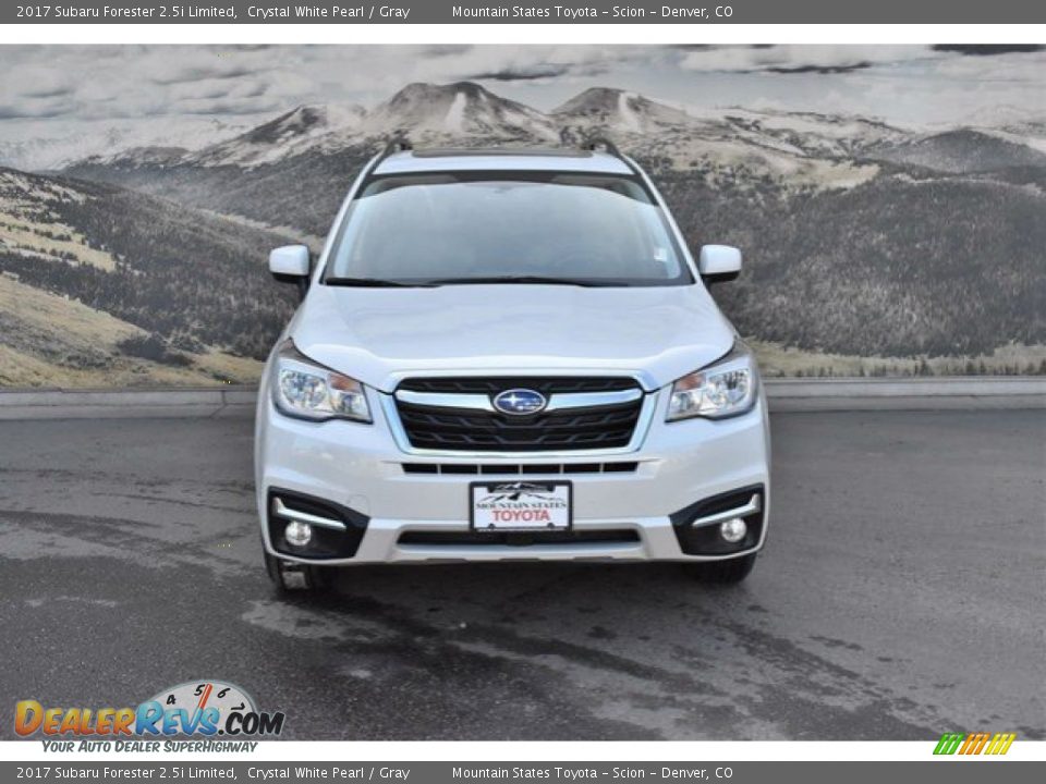 2017 Subaru Forester 2.5i Limited Crystal White Pearl / Gray Photo #4