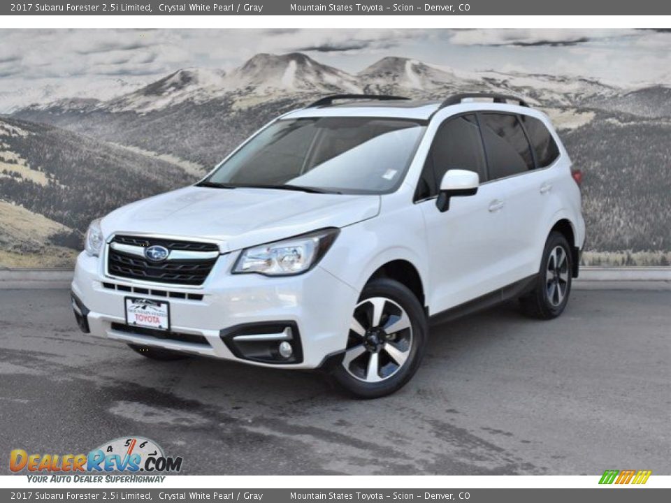 2017 Subaru Forester 2.5i Limited Crystal White Pearl / Gray Photo #5