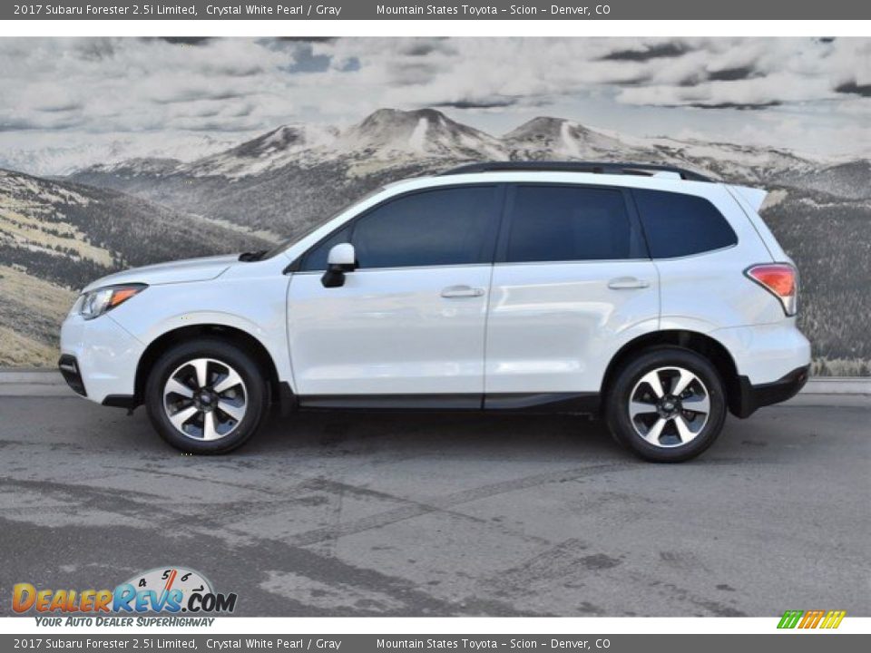 2017 Subaru Forester 2.5i Limited Crystal White Pearl / Gray Photo #6