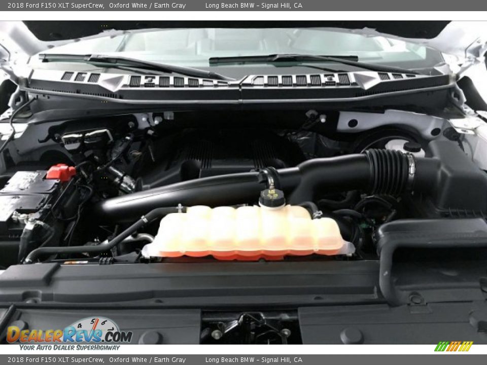 2018 Ford F150 XLT SuperCrew Oxford White / Earth Gray Photo #9