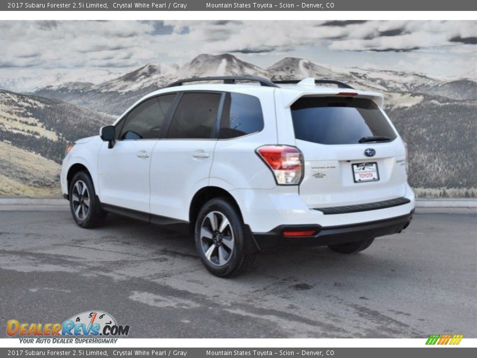 2017 Subaru Forester 2.5i Limited Crystal White Pearl / Gray Photo #7