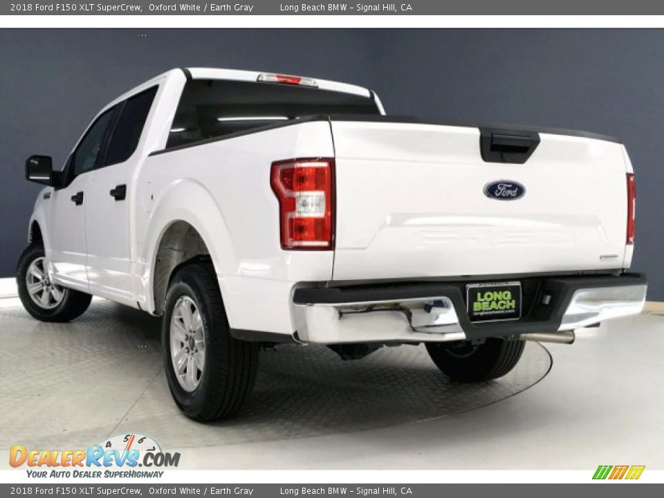 2018 Ford F150 XLT SuperCrew Oxford White / Earth Gray Photo #10