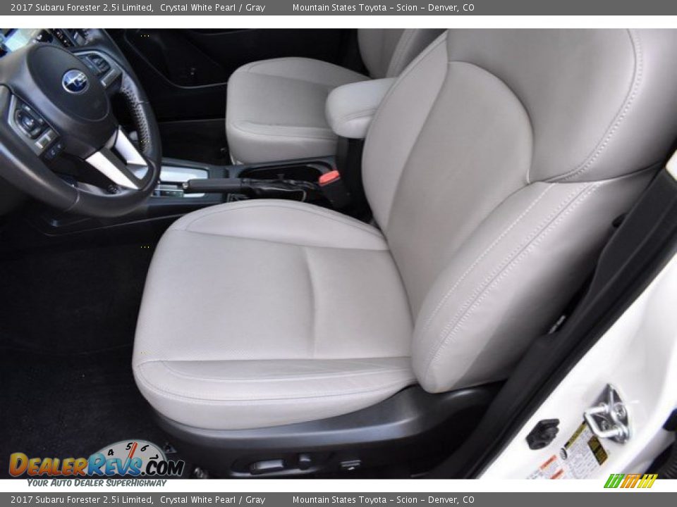 2017 Subaru Forester 2.5i Limited Crystal White Pearl / Gray Photo #11