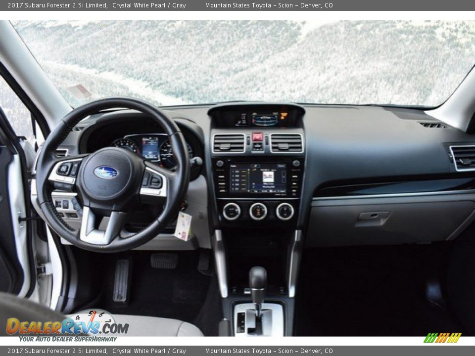 2017 Subaru Forester 2.5i Limited Crystal White Pearl / Gray Photo #13
