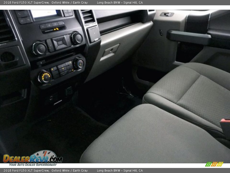 2018 Ford F150 XLT SuperCrew Oxford White / Earth Gray Photo #18