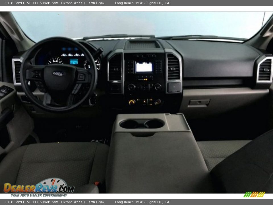 2018 Ford F150 XLT SuperCrew Oxford White / Earth Gray Photo #20