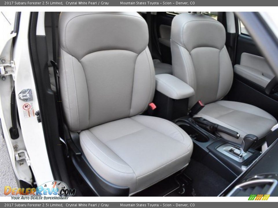 2017 Subaru Forester 2.5i Limited Crystal White Pearl / Gray Photo #19