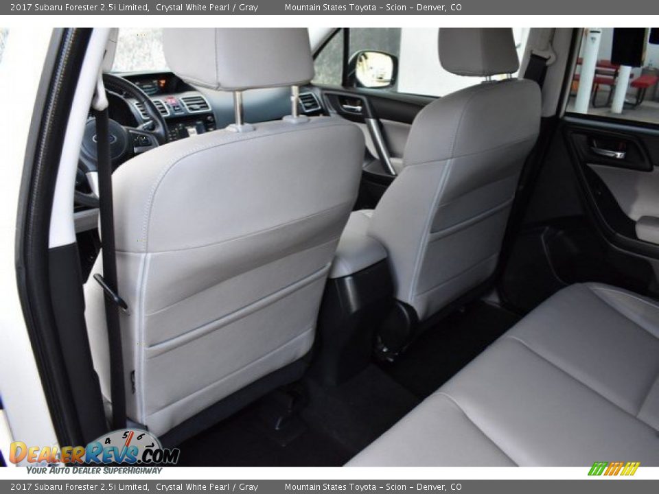 2017 Subaru Forester 2.5i Limited Crystal White Pearl / Gray Photo #20