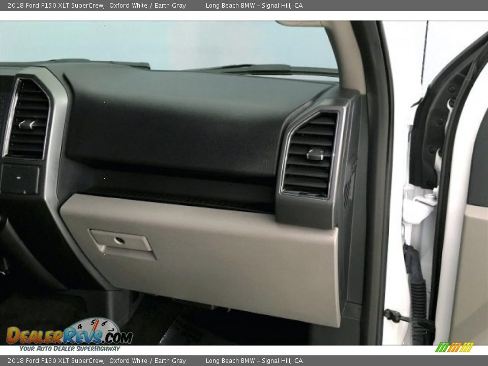 2018 Ford F150 XLT SuperCrew Oxford White / Earth Gray Photo #24
