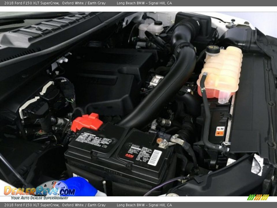 2018 Ford F150 XLT SuperCrew Oxford White / Earth Gray Photo #26