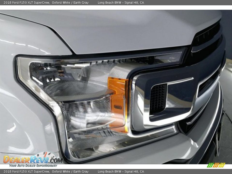 2018 Ford F150 XLT SuperCrew Oxford White / Earth Gray Photo #27