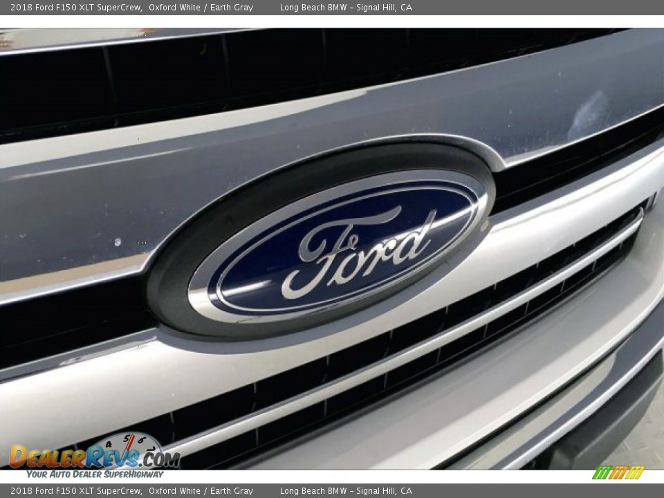 2018 Ford F150 XLT SuperCrew Oxford White / Earth Gray Photo #28