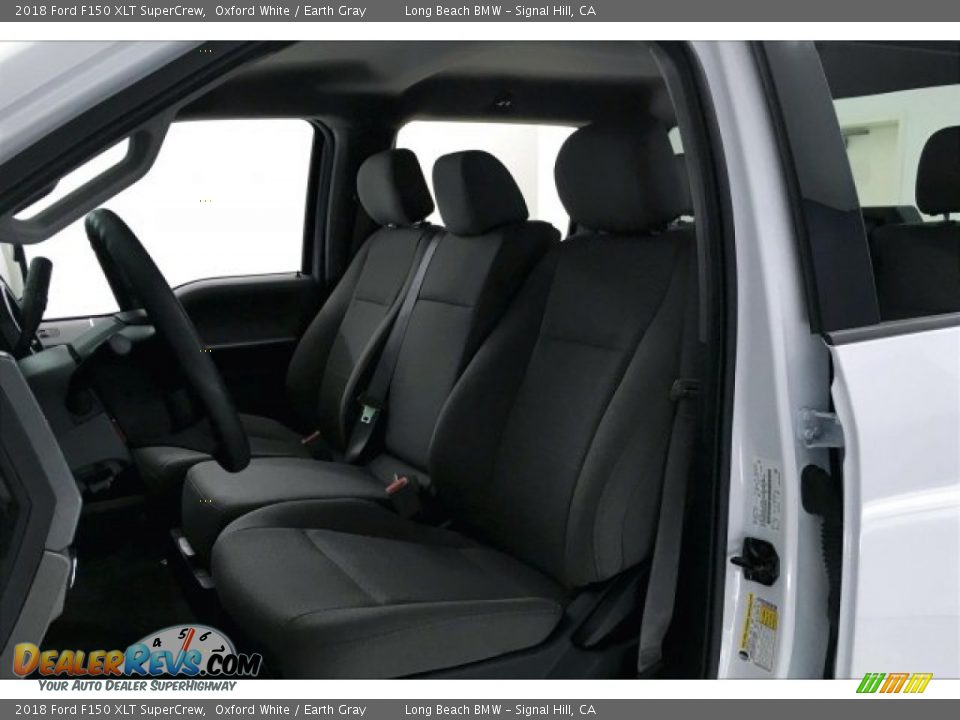 2018 Ford F150 XLT SuperCrew Oxford White / Earth Gray Photo #30