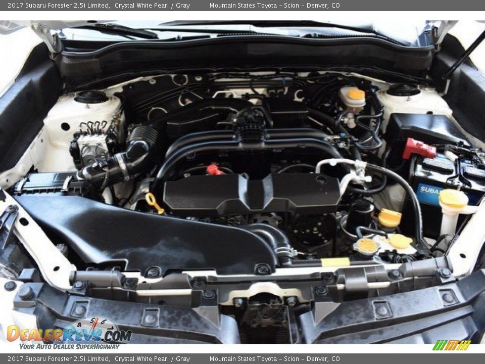 2017 Subaru Forester 2.5i Limited Crystal White Pearl / Gray Photo #28