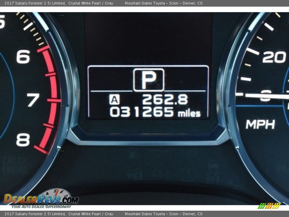 2017 Subaru Forester 2.5i Limited Crystal White Pearl / Gray Photo #30