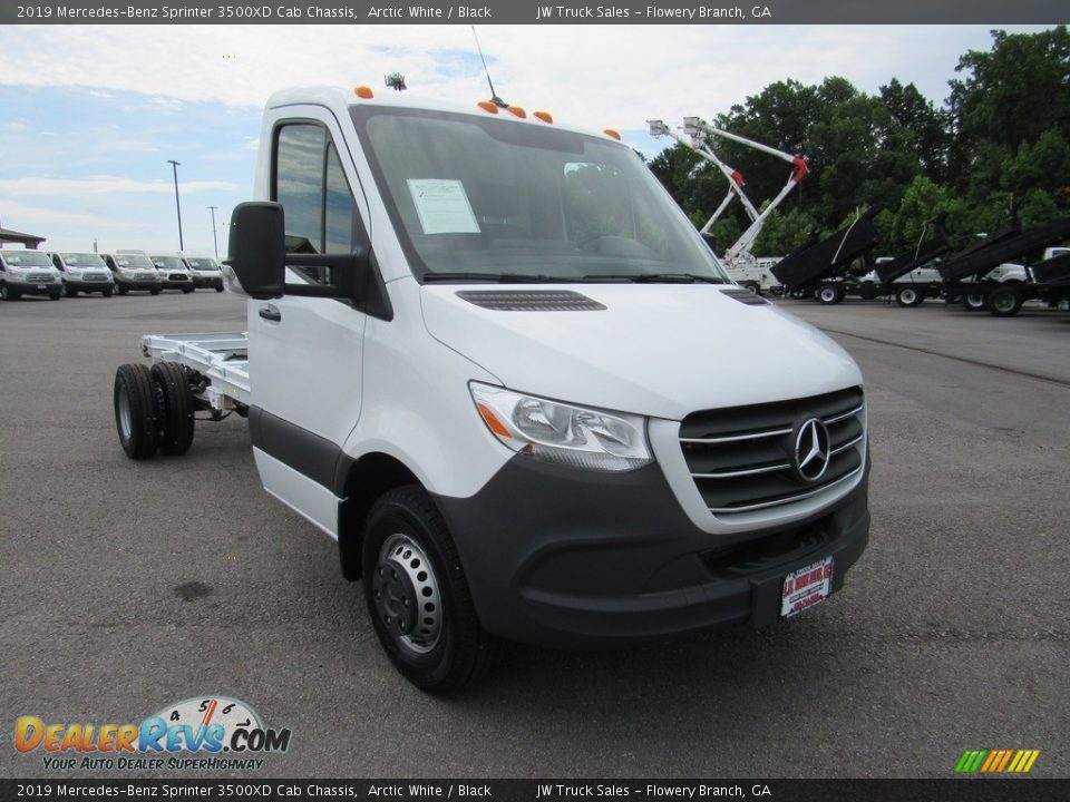 2019 Mercedes-Benz Sprinter 3500XD Cab Chassis Arctic White / Black Photo #8