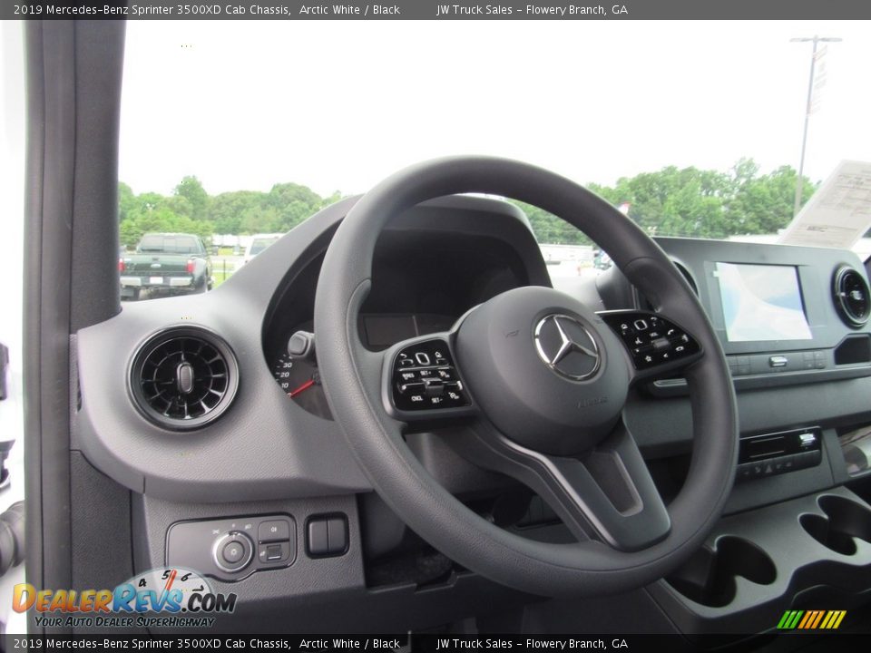 2019 Mercedes-Benz Sprinter 3500XD Cab Chassis Steering Wheel Photo #19