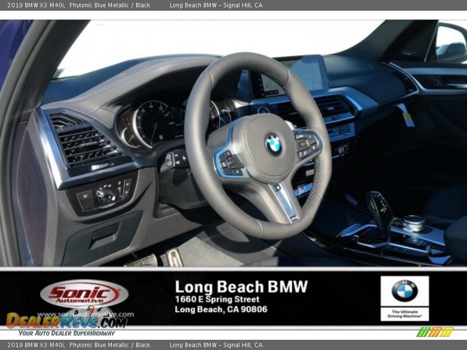 2019 BMW X3 M40i Phytonic Blue Metallic / Black Photo #4
