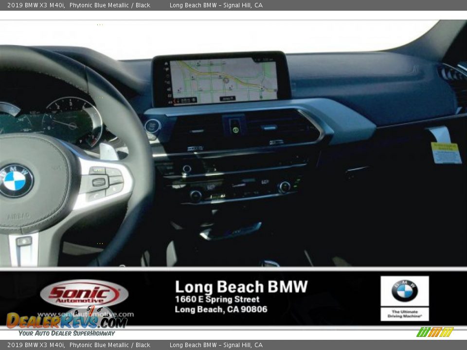 2019 BMW X3 M40i Phytonic Blue Metallic / Black Photo #5