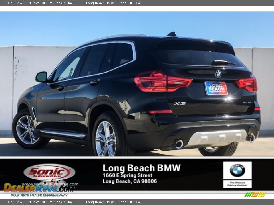 2019 BMW X3 sDrive30i Jet Black / Black Photo #2