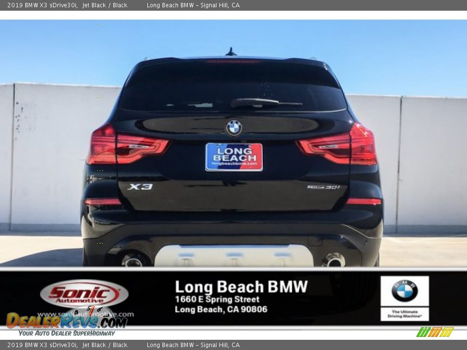 2019 BMW X3 sDrive30i Jet Black / Black Photo #3